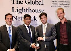 The certification is given to manufacturers 'that use fourth-industrial revolution technologies to transform factories, value chains and business models for sustainability, empowering the workforce,' say CEAT Ltd. officials.