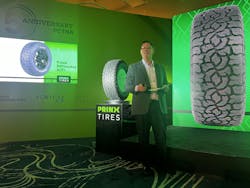 Samuel Felberbaum, president of Prinx Chengshan Tire North America Inc., said the company has grown from 11 to 54 tire dealers distributing the Prinx and Fortune brands since 2022. And the hunt for dealers continues to expand even more.