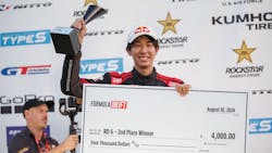 “We knew Hiroya was going to be special, but he has amazed everyone with two podiums so early in his career,” says Mike Meeiem, motorsports manager for GT Radial.