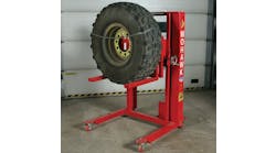 The dolly is available in a 1,000 lbs. (TD1000) or 2,000 lbs. (TD2000) capacity with a lifting height of 46-inches and a six-inch side shifting ability.