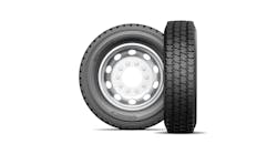 The Michelin Agilis Grip D medium truck tire can “withstand the demands of the streets with a tough, retreadable casing,” according to Pierluigi Cumo, vice president of B2B marketing for Michelin.