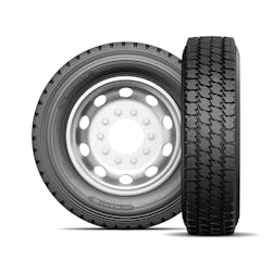 The Michelin Agilis Grip D medium truck tire can “withstand the demands of the streets with a tough, retreadable casing,” according to Pierluigi Cumo, vice president of B2B marketing for Michelin.