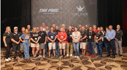“Tire Pros is a dealer-led organization, focused on empowering auto shops with the resources they need to deliver exceptional service to their customers while maintaining the freedom to run their business in the way that works best for them,” says Greg Bell (far right), president of Tire Pros.