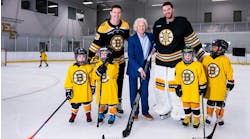 “We do our best to create fun and entertaining TV commercials with a positive message,” says Paul Sullivan (center), vice president of marketing for Sullivan Tire.