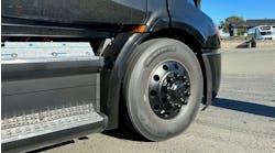 “We as a company are very well-known for our steer tires,” says Luigi Cumo, Michelin North America Inc.’s vice president of B2B marketing. “I think the Z+ continues on that and builds on something that’s very strong with our brand, which is fuel efficiency and savings.” (Pictured, the Michelin X Line Energy Z+.)
