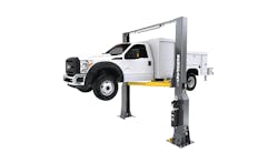 Maximum lifting height with adapters is 90.25 inches for the 20AP Series and 89.75 inches for the 16AP (pictured).