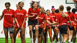 “We believe that leading on the field helps prepare girls to lead in any field. But first, they need the chance to play,” says Caitlyn Ranson, senior manager of partnership marketing, Bridgestone Americas.