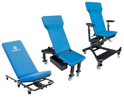 “All four Ergochair models leverage ergonomic principles to enable auto and aviation mechanics, car details, assembly line workers and other professionals to have proper support on the job,” says Sean Price, director of sales operations for BendPak.